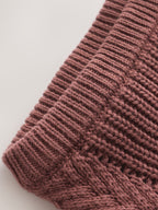 Chocolate Brown Cable Knit Jumper and Leggings Set (0mths-2yrs)