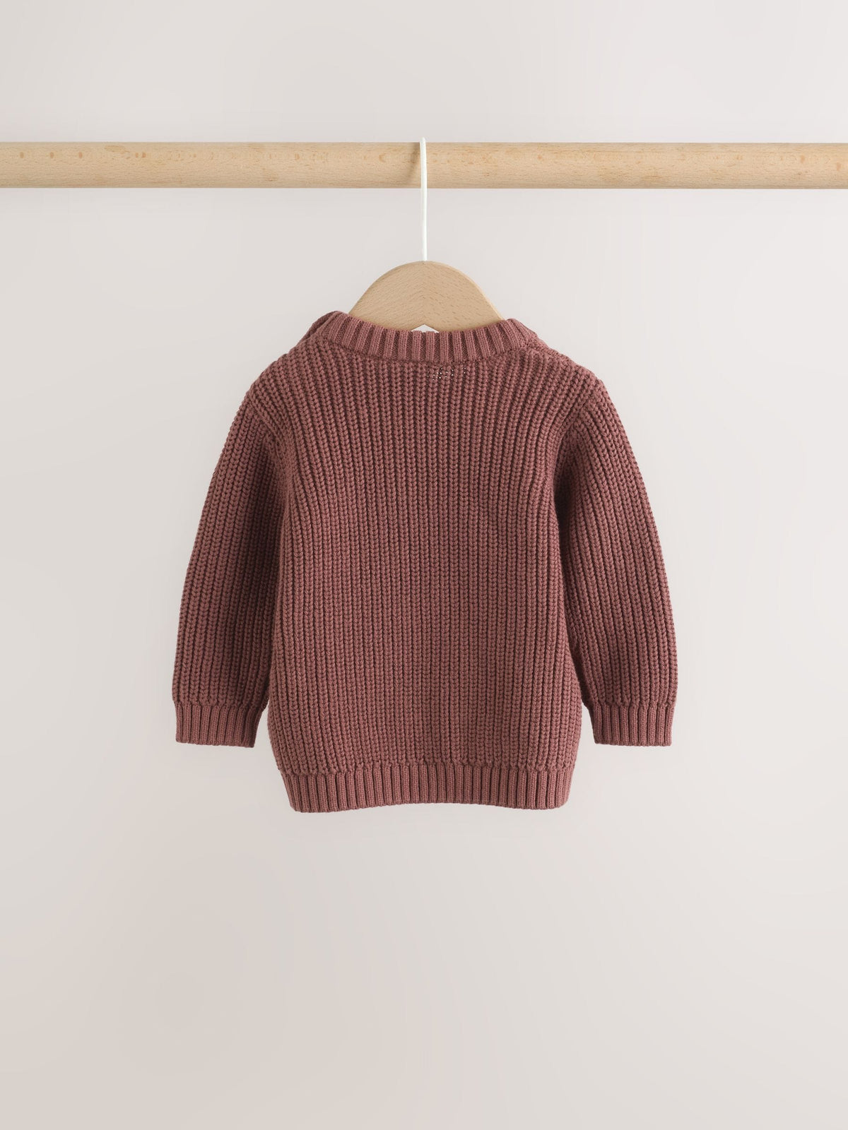Chocolate Brown Cable Knit Jumper and Leggings Set (0mths-2yrs)