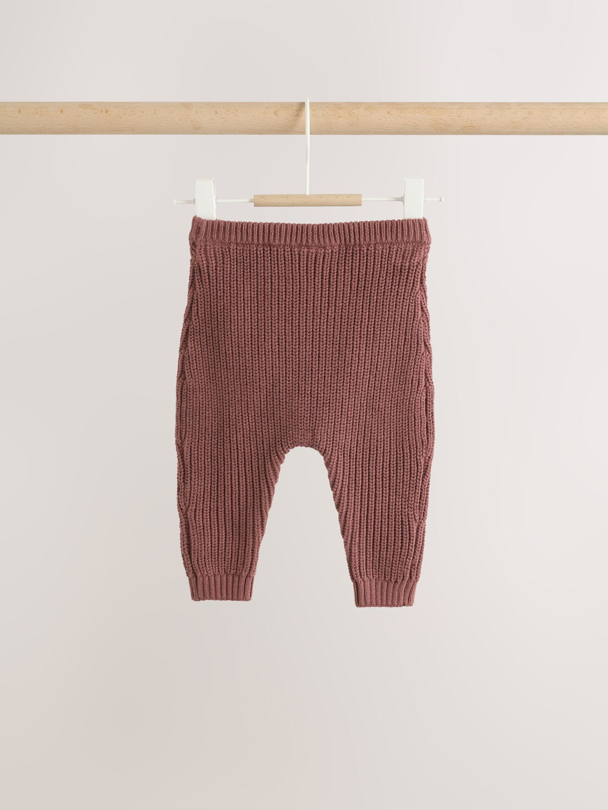 Chocolate Brown Cable Knit Jumper and Leggings Set (0mths-2yrs)