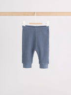 Blue Textured Top and Legging Baby Set (0mths-2yrs)