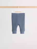 Blue Textured Top and Legging Baby Set (0mths-2yrs)
