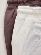 Multi Brown 3 Pack Soft Jersey Regular Fit Joggers (3-16yrs)