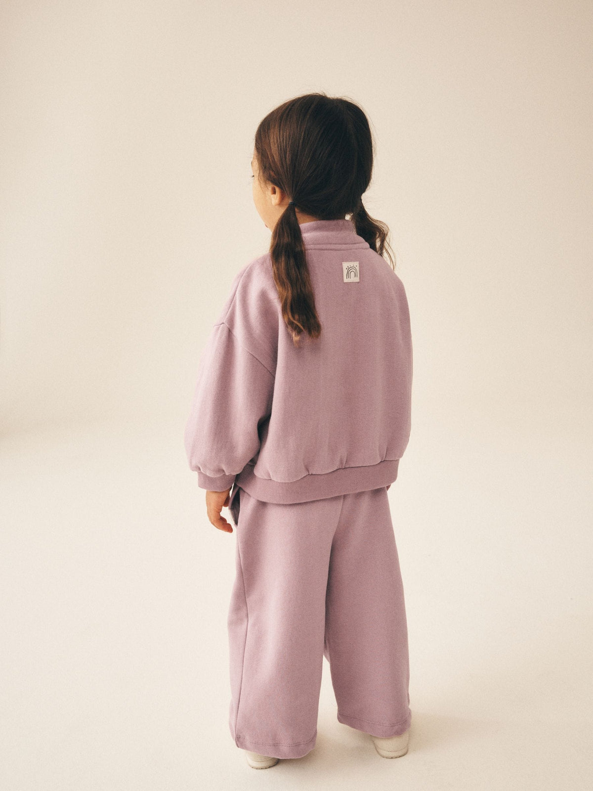 Mauve Purple Quarter Zip Sweatshirt (3mths-7yrs)