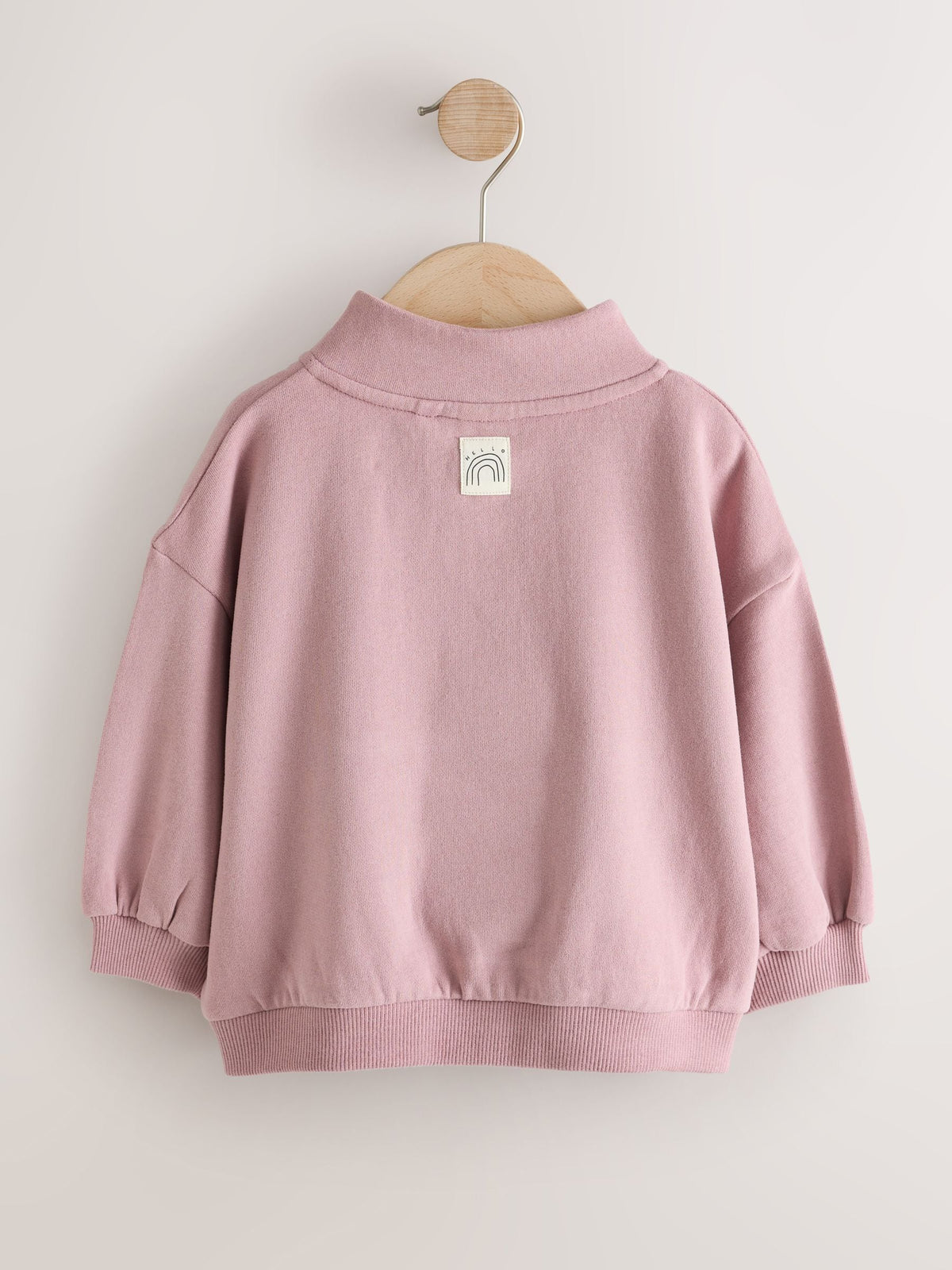 Mauve Purple Quarter Zip Sweatshirt (3mths-7yrs)