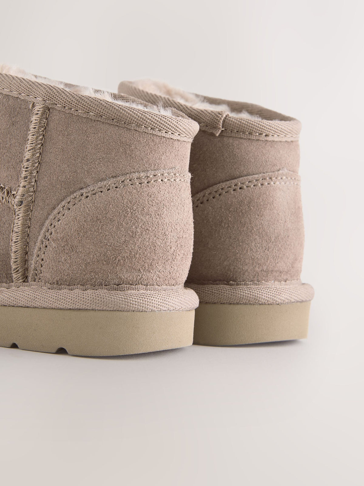 Mink Brown Standard Fit (F) Water Repellent Suede Pull On Boots