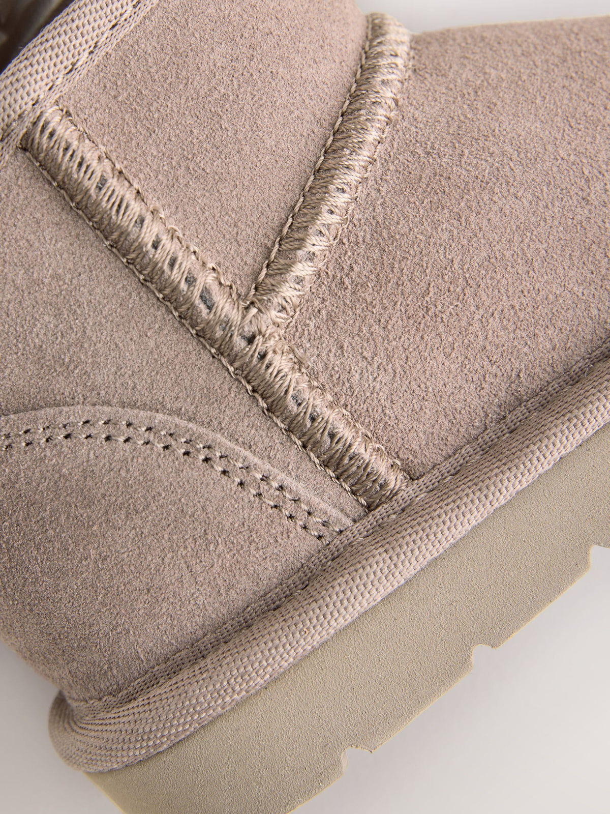 Mink Brown Standard Fit (F) Water Repellent Suede Pull On Boots