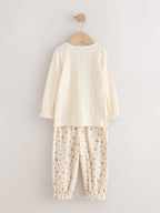 Pink Pointelle Jogger Pyjamas 2 Pack (9mths-12yrs)