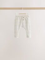 Blue/Cream Stripe Top and Leggings Baby Set (0mths-2yrs)