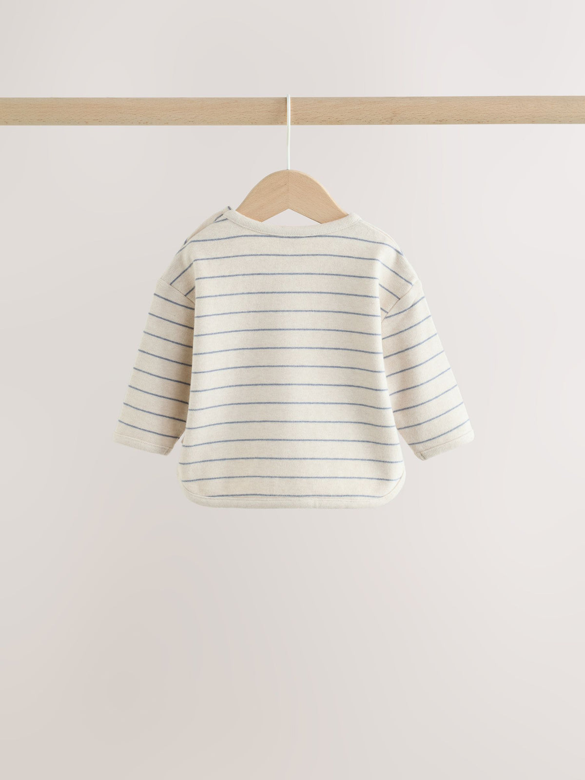 Blue/Cream Stripe Top and Leggings Baby Set (0mths-2yrs)