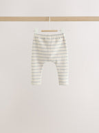 Blue/Cream Stripe Top and Leggings Baby Set (0mths-2yrs)