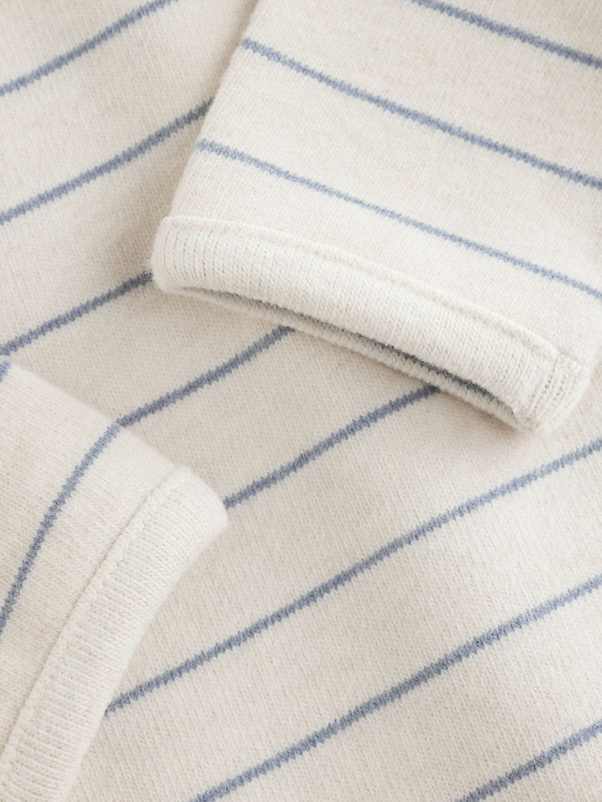 Blue/Cream Stripe Top and Leggings Baby Set (0mths-2yrs)