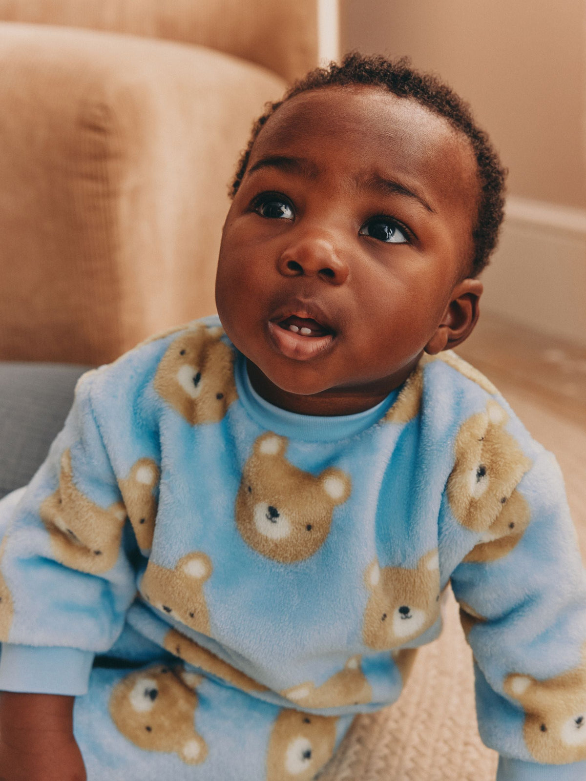 Blue Bear Fleece Top and Joggers Baby Set (0mths-2yrs)