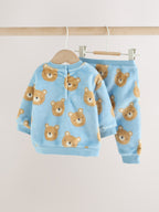 Blue Bear Fleece Top and Joggers Baby Set (0mths-2yrs)