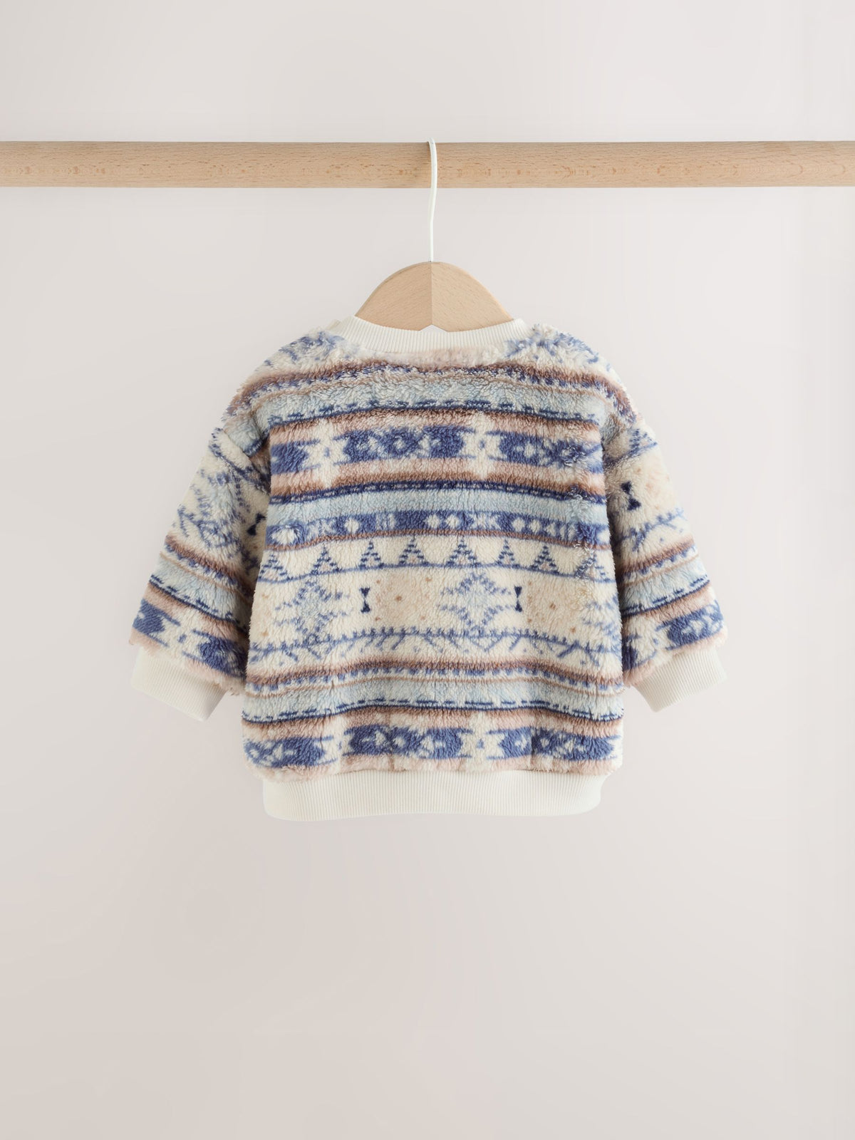 Blue Fairisle Fleece Top and Joggers Baby Set (0mths-2yrs)
