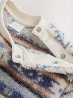 Blue Fairisle Fleece Top and Joggers Baby Set (0mths-2yrs)