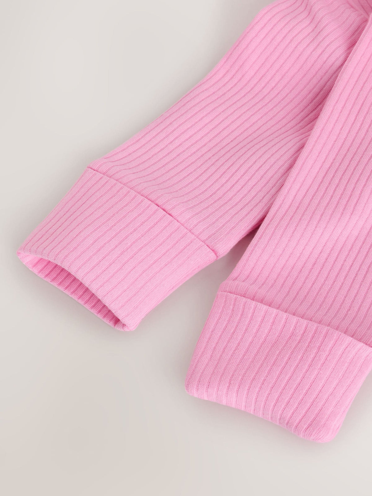 Pink Two Way Zip Baby Sleepsuits 3 Pack (0-2yrs)