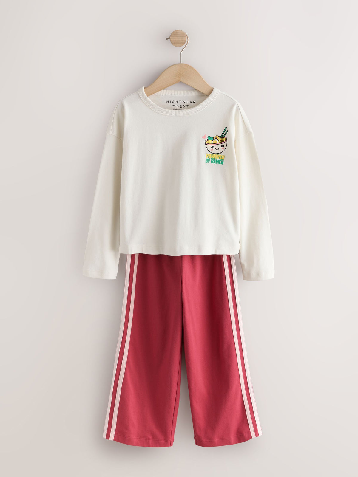 Green/Pink Wide Long Leg Pyjamas 3 Pack (3-16yrs)