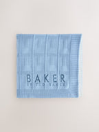 Baker by Ted Baker Blue Knitted Blanket
