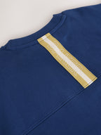 Baker by Ted Baker Blue Oversized Sweatshirt and Wide Leg Joggers Set