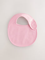 Pink Baby Bib 5 Pack