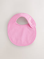 Pink Baby Bib 5 Pack
