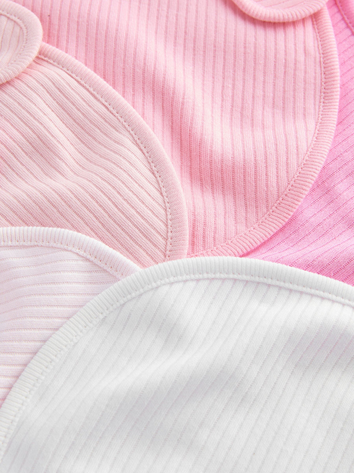 Pink Baby Bib 5 Pack