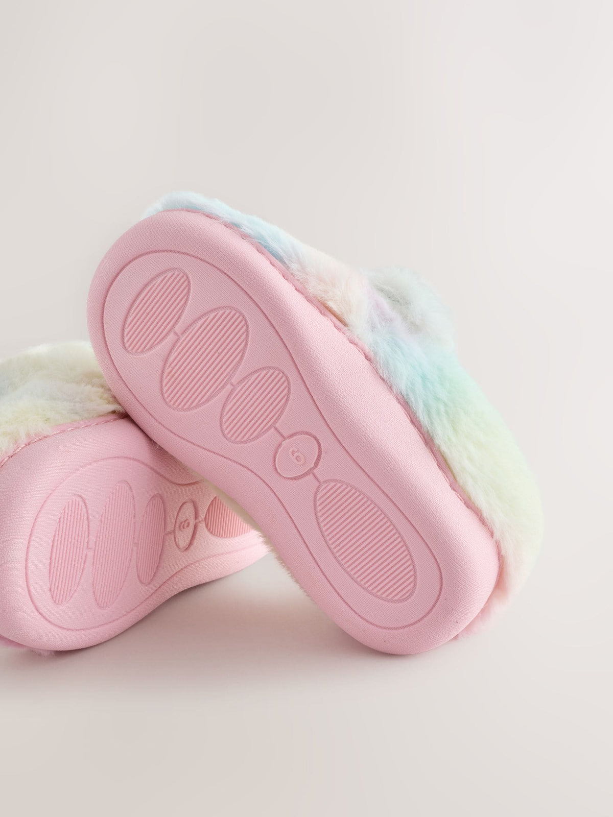 Multi Rainbow Cupsole Slippers