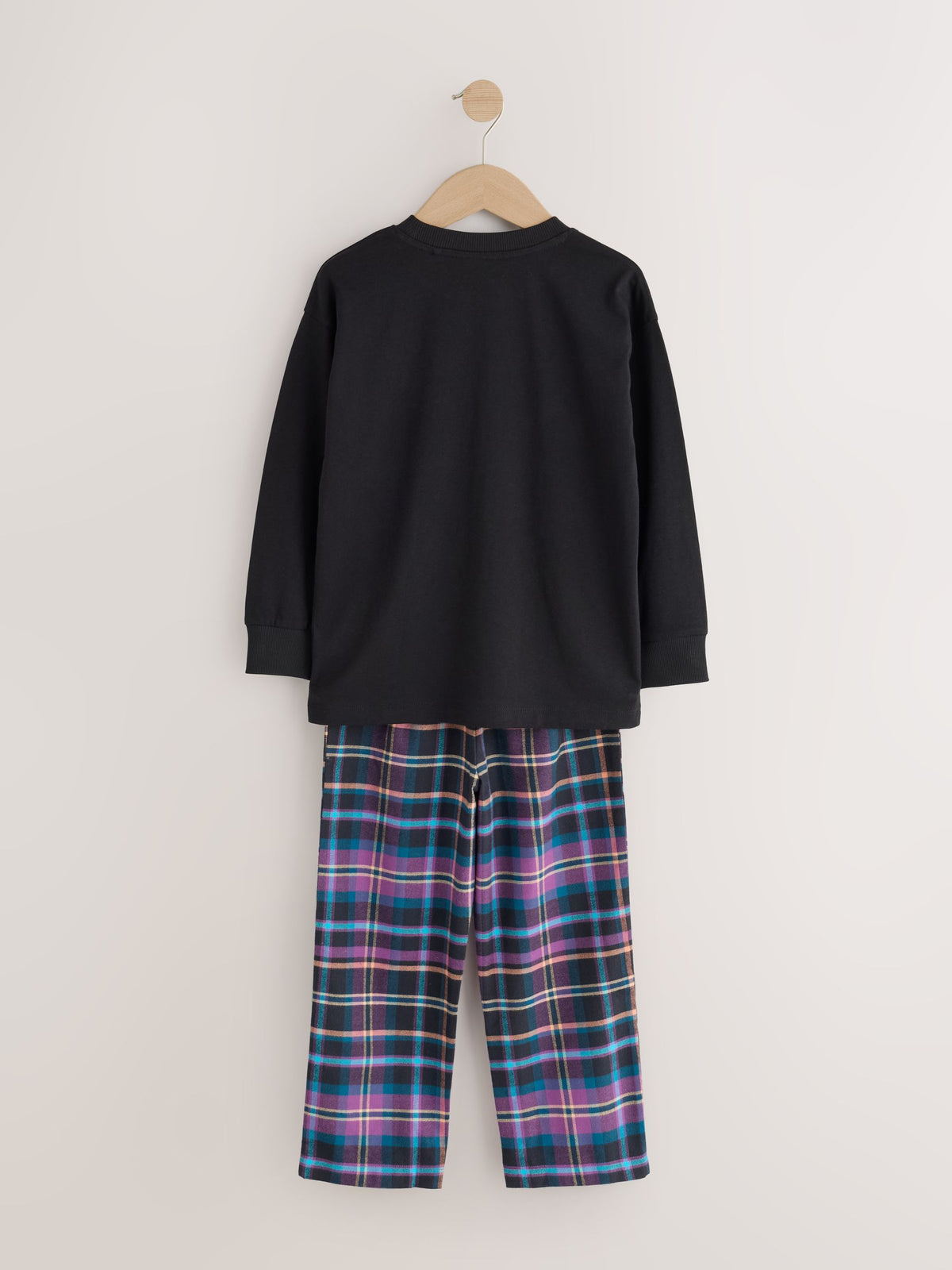 Multi Football Gamer Woven Check Pyjamas 2 Pack (3-16yrs)