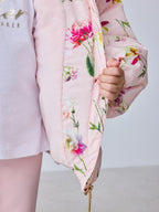 Baker by Ted Baker Shower Resistant Floral Printed Bubble Padded Coat