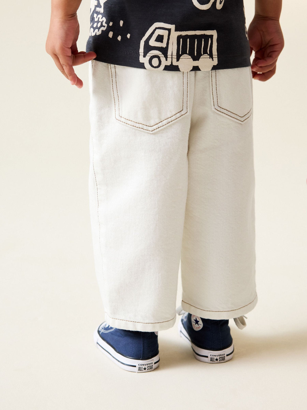 Ecru Wide Fit Jeans (3mths-7yrs)