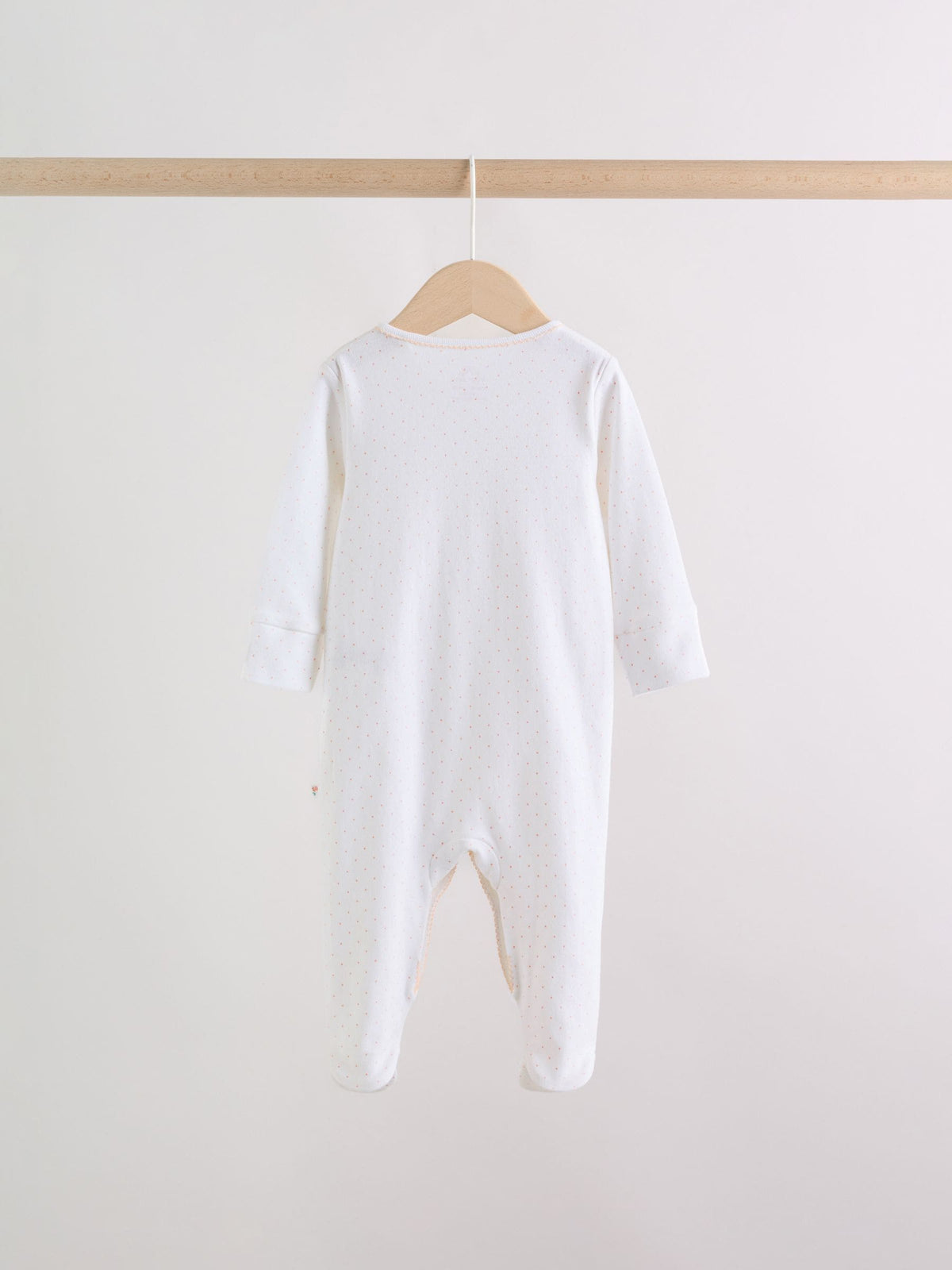 Pink Baby Bunny Sleepsuits 3 Pack (0-2yrs)