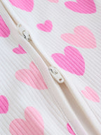 Pink 3 Pack Two Way Zip Baby Sleepsuits (0-2yrs)
