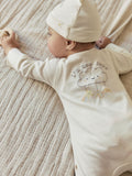 Neutral Im New Here Sleepsuit And Hat Set (0-9mths)