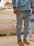 Navy/Grey Dinosaur Snuggle Pyjamas 3 Pack (9mths-8yrs)