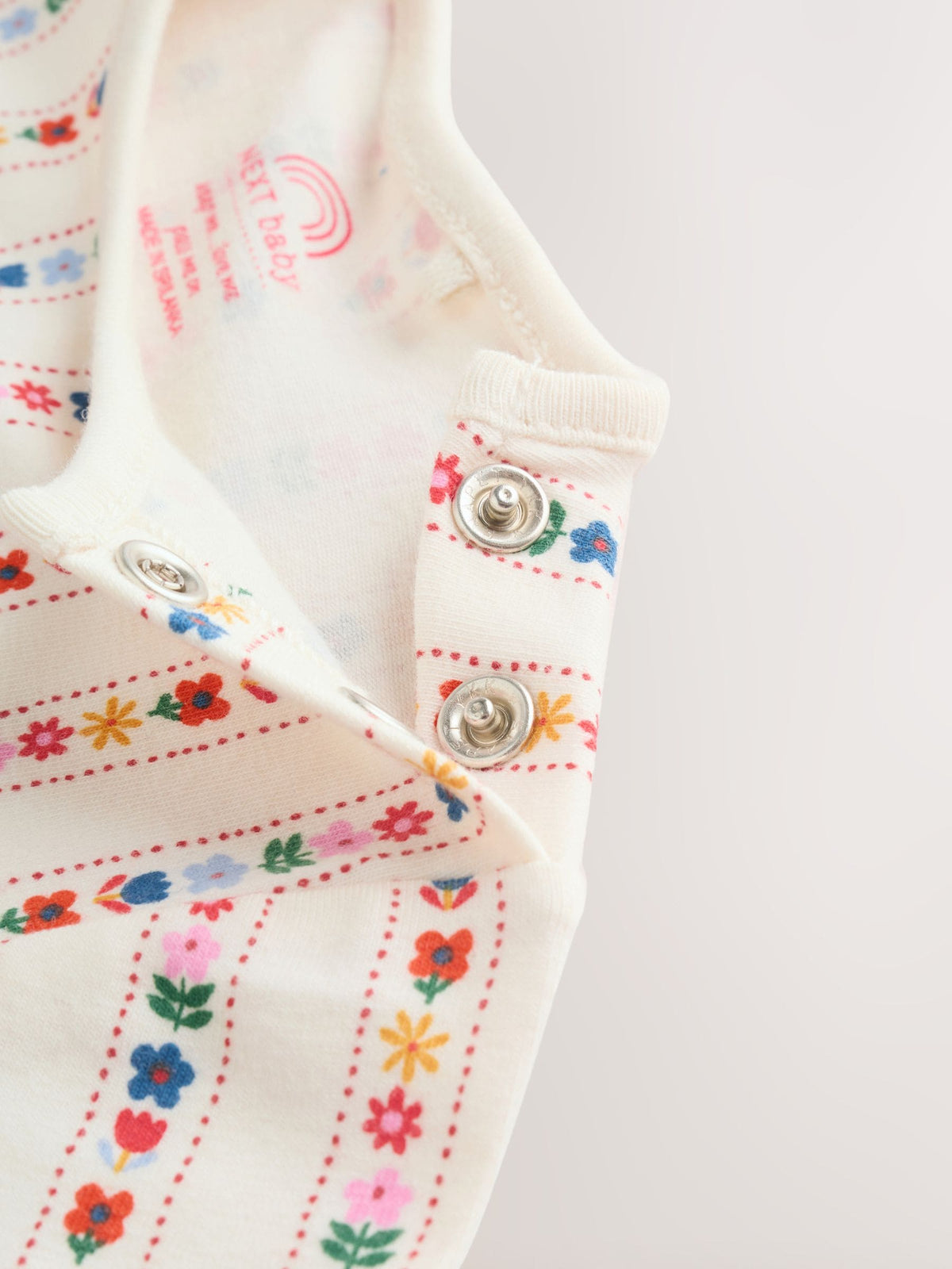 Embroidered Denim Dungarees and Long Sleeve Bodysuit Set 2 Piece (0mths-3yrs)