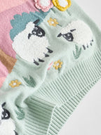 Pink Sheep Scene Baby Knitted Jumper and Leggings Set 2 Piece (0mths-2yrs)
