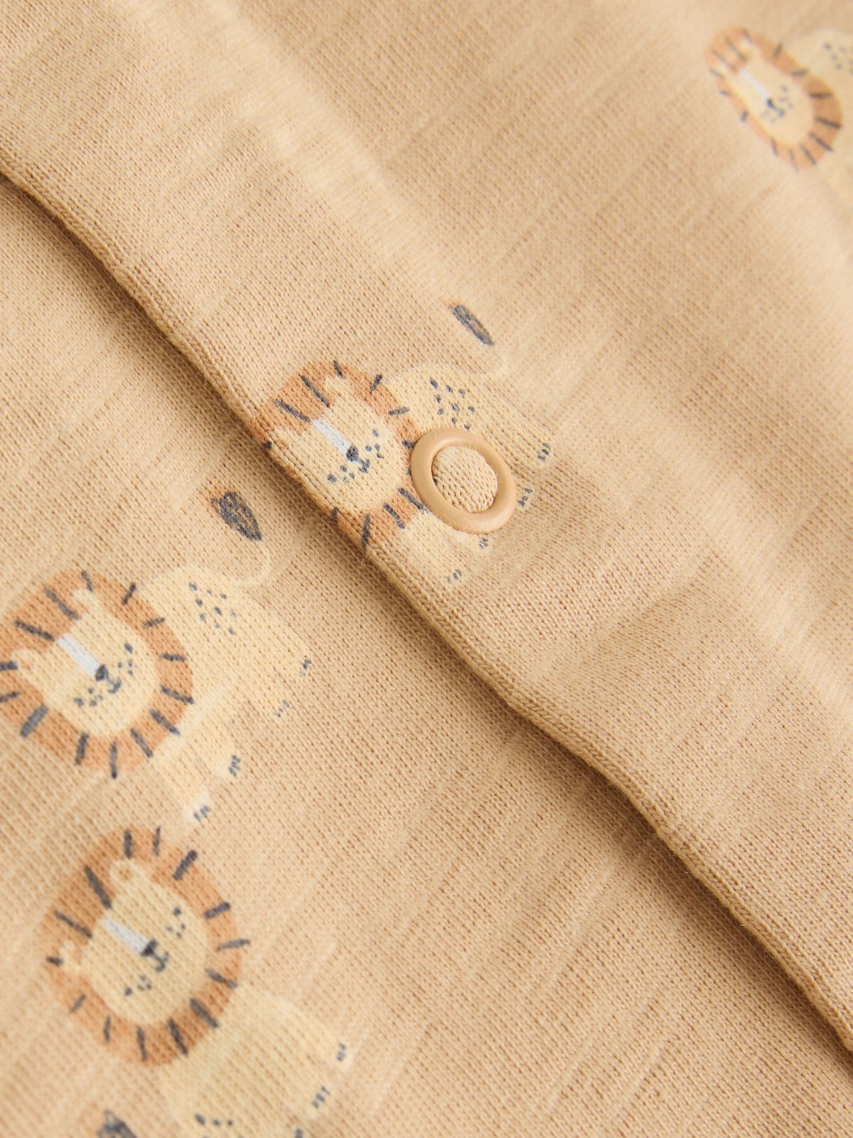 Neutral Animal Jersey Baby Rompers 4 Pack