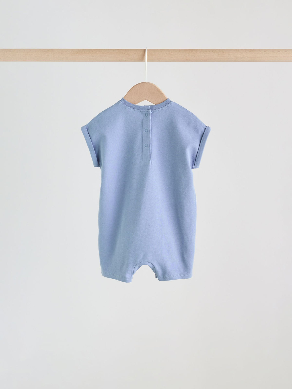 Blue Safari Jersey Baby Rompers 3 Pack