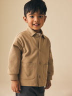 Tan Brown Jersey Shirt T-Shirt and Joggers 3 Piece Set (3mths-7yrs)