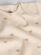 Brown Bear Short Sleeve Baby Bodysuits 5 Pack