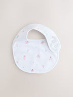 Pink/White Bibs 3 Pack