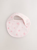 Pink/White Bibs 3 Pack