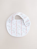 Pink/White Bibs 3 Pack