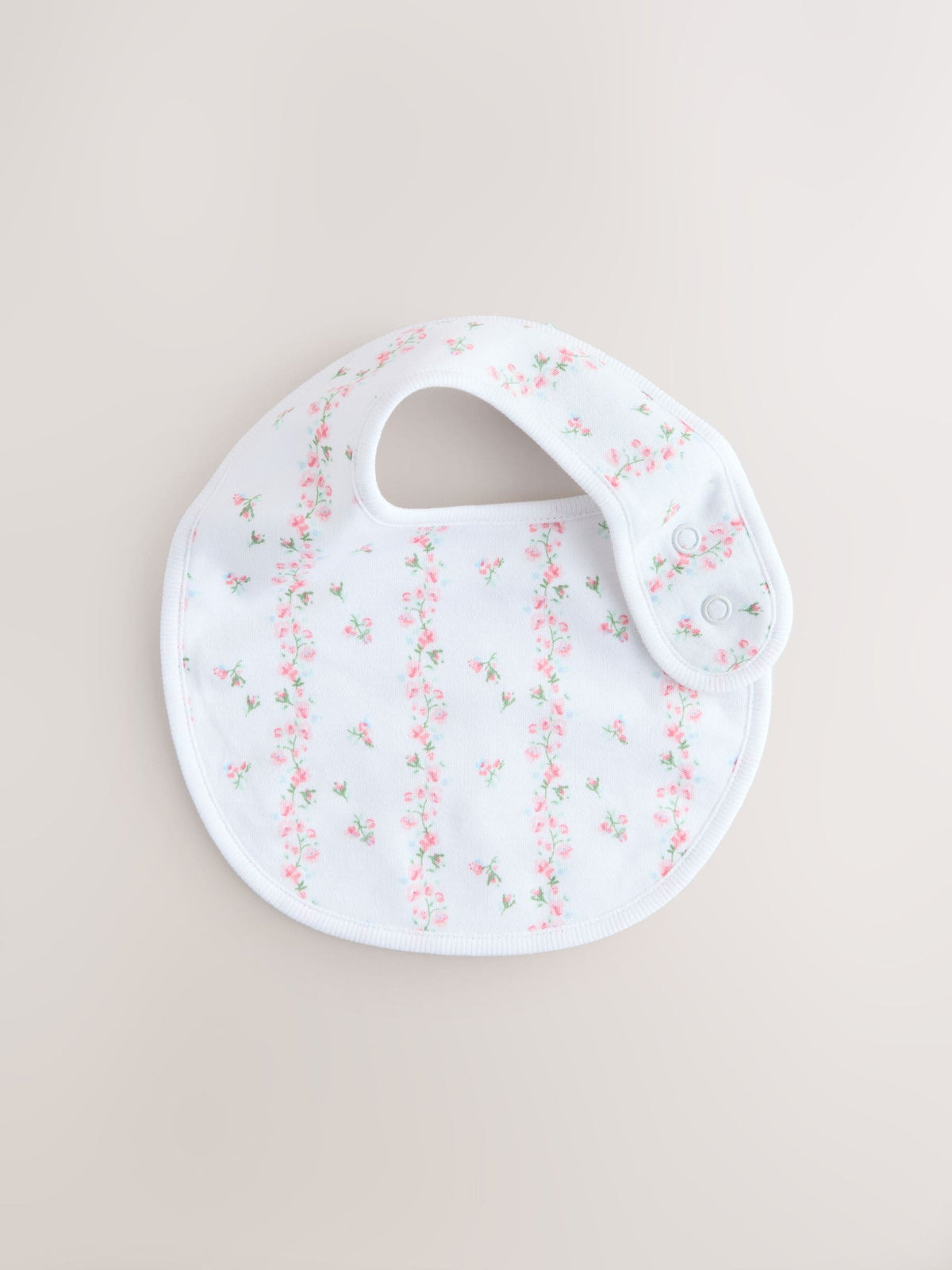 Pink/White Bibs 3 Pack