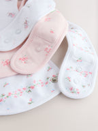 Pink/White Bibs 3 Pack