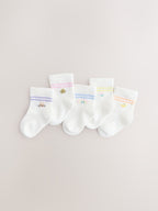 White Socks 5 Pack