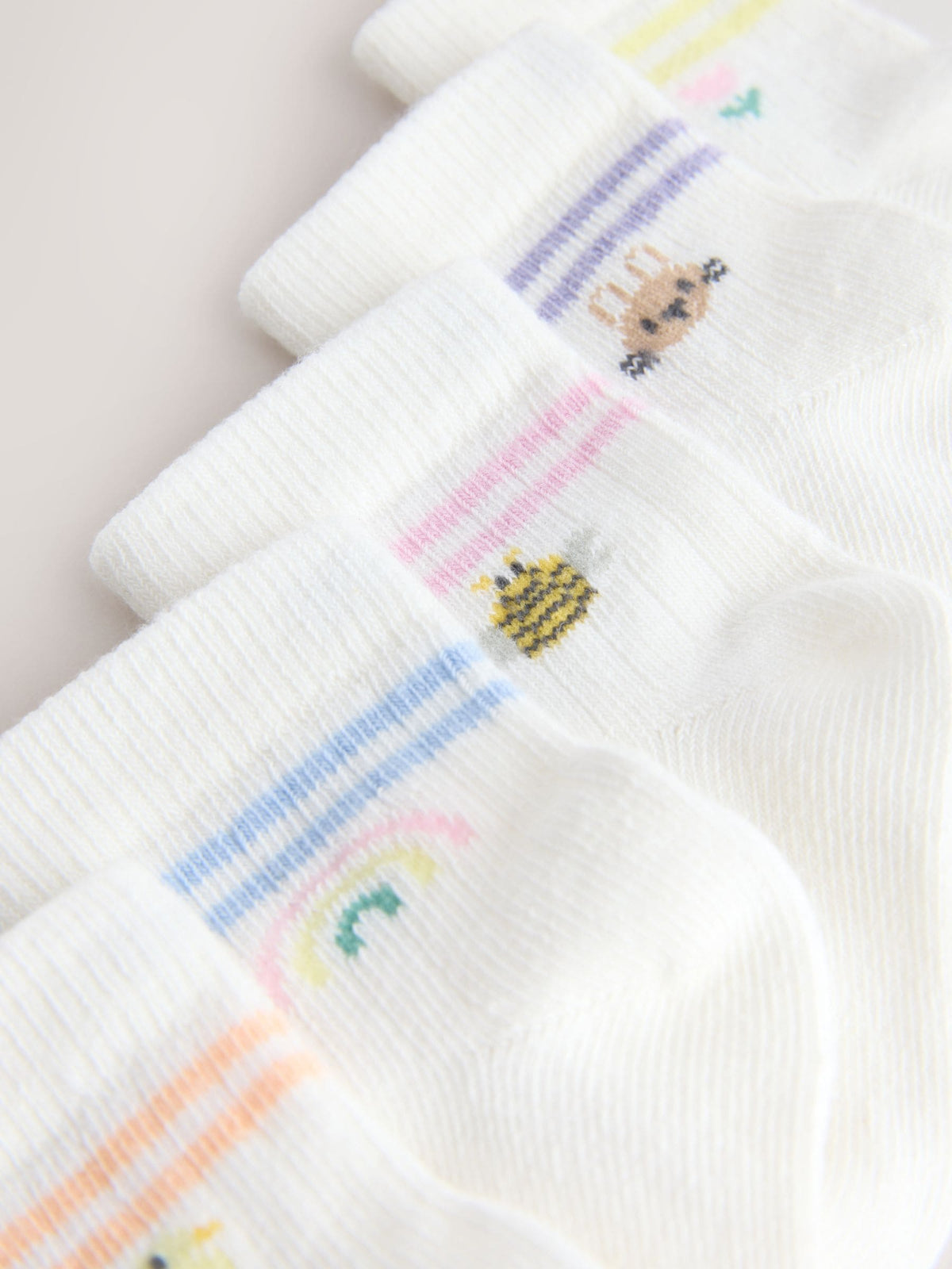 White Socks 5 Pack