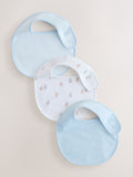 Blue Baby Bibs 3 Pack