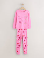 Pink/Red Snuggle Pyjamas 3 Pack (9mths-12yrs)