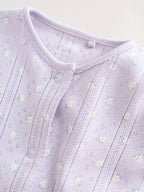 Lilac Purple Baby Sleepsuit 4 Pack (0mths-2yrs)